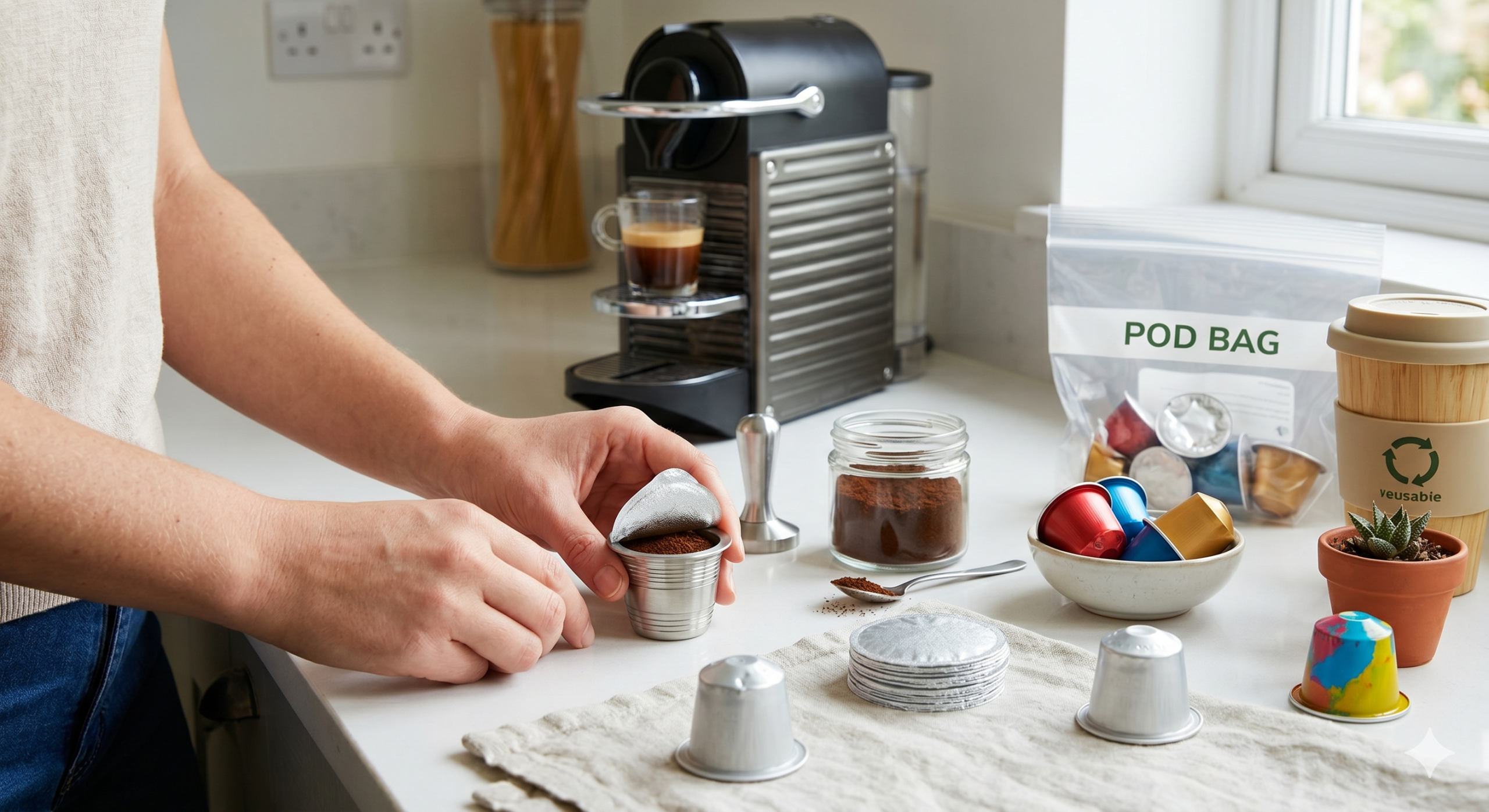 How to reuse and recycle coffee pods